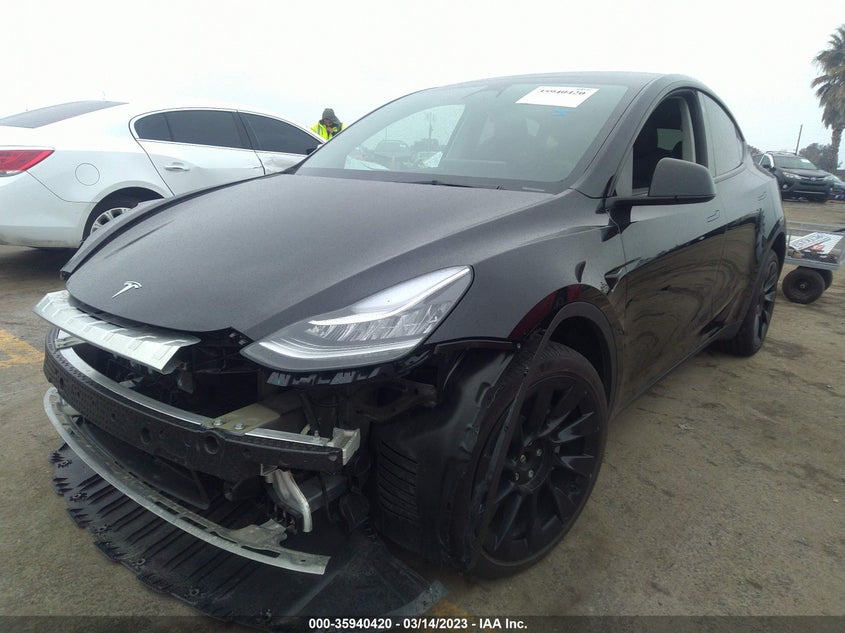 VIN 7SAYGDEE3NF509022 2022 TESLA MODEL Y LONG RANGE