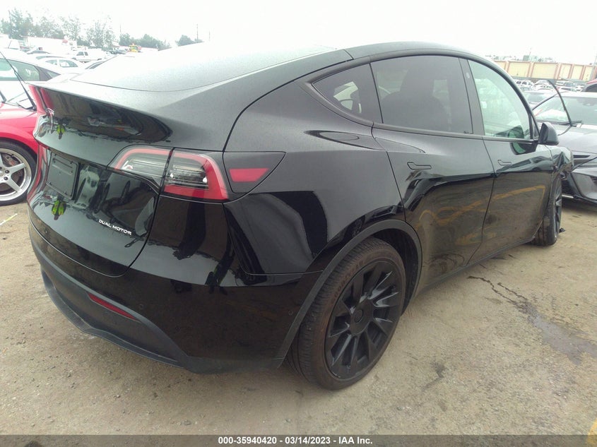 VIN 7SAYGDEE3NF509022 2022 TESLA MODEL Y LONG RANGE