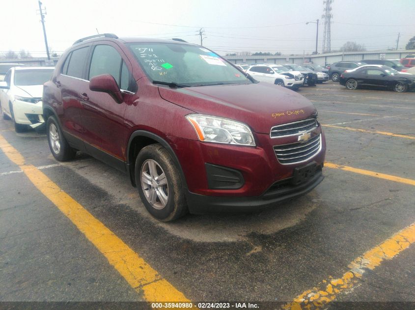 2016 CHEVROLET TRAX LT - 3GNCJLSBXGL263711