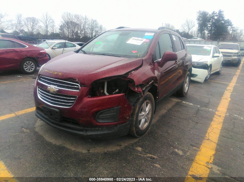 2016 CHEVROLET TRAX LT - 3GNCJLSBXGL263711