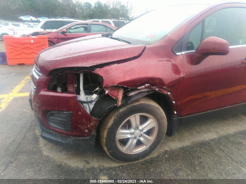 2016 CHEVROLET TRAX LT - 3GNCJLSBXGL263711