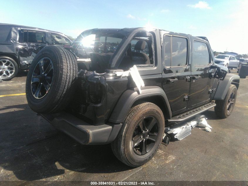 1C4HJXDN4NW118281 Jeep Wrangler UNLIMITED SPORT ALTITUDE 4