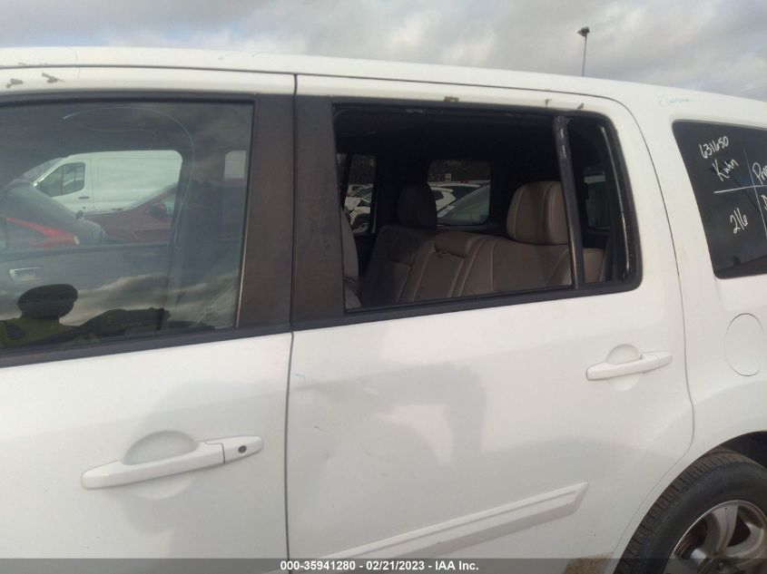 2013 HONDA PILOT EX-L - 5FNYF3H51DB020493