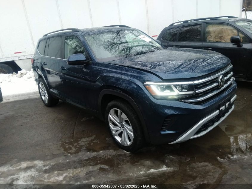 2021 VOLKSWAGEN ATLAS 3.6L V6 SE W/TECHNOLOGY - 1V2KR2CA2MC554268