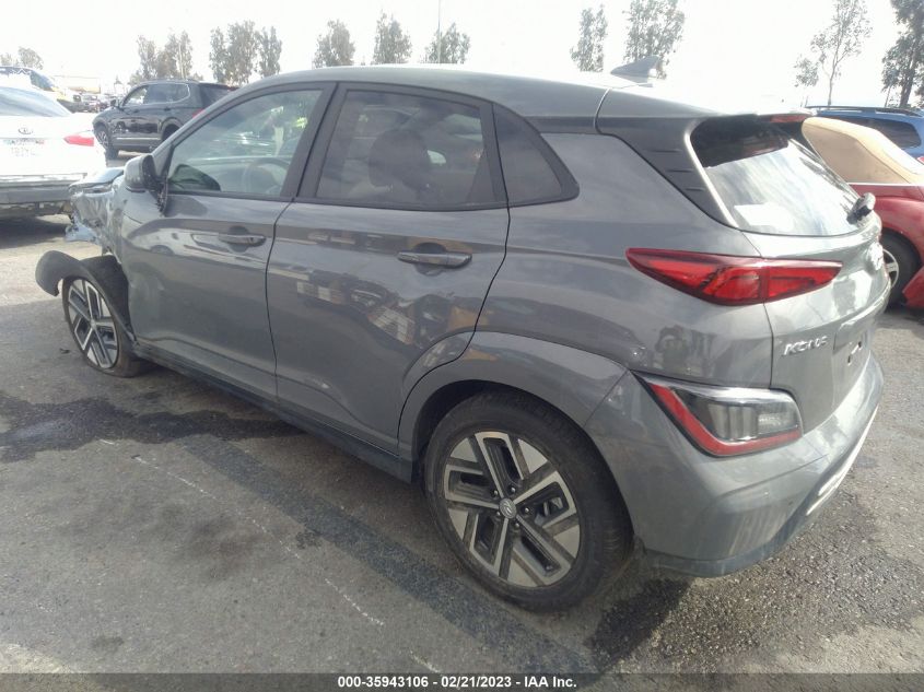 2022 HYUNDAI KONA ELECTRIC LIMITED - KM8K53AG1NU157376