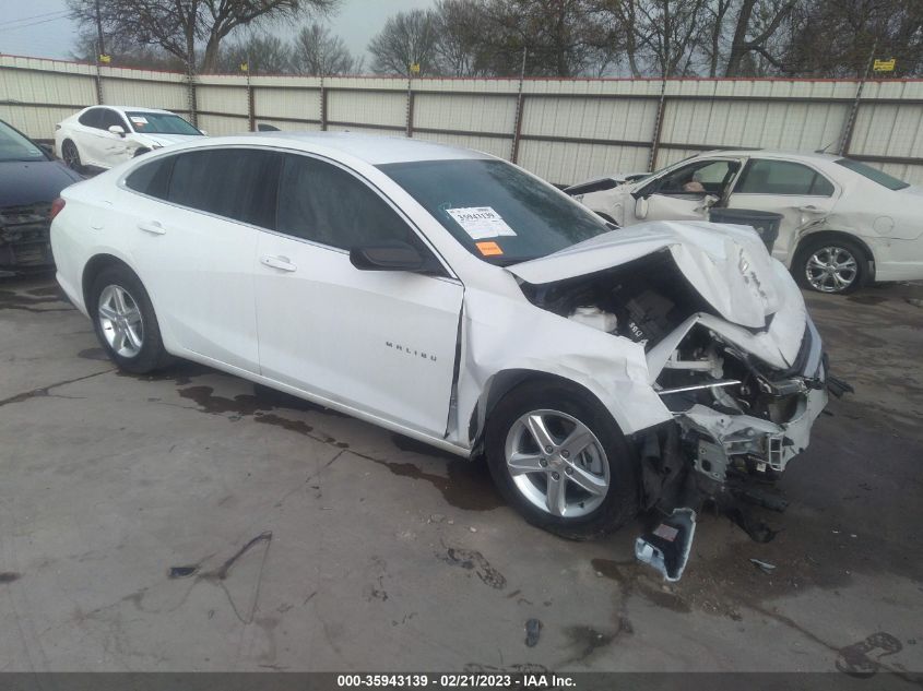 2022 CHEVROLET MALIBU LS - 1G1ZB5ST0NF190417