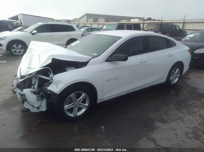 2022 CHEVROLET MALIBU LS - 1G1ZB5ST0NF190417