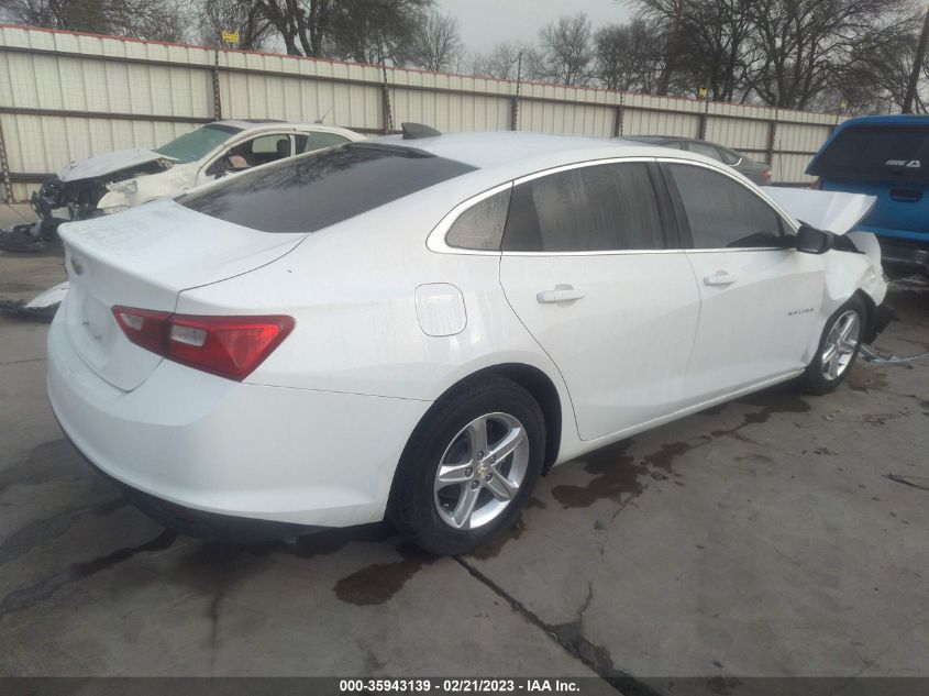 2022 CHEVROLET MALIBU LS - 1G1ZB5ST0NF190417