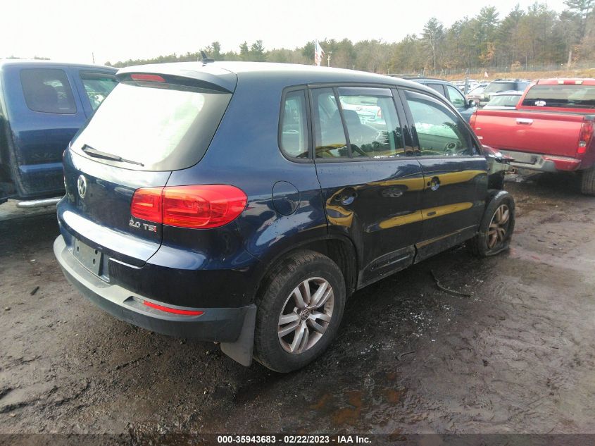 2014 VOLKSWAGEN TIGUAN S - WVGAV3AX5EW527695