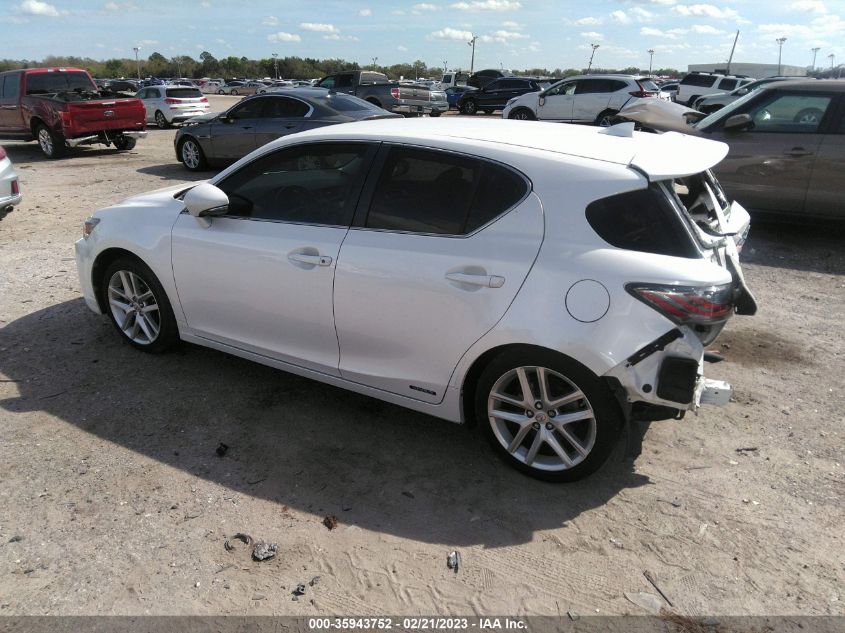 2016 LEXUS CT 200H HYBRID - JTHKD5BHXG2262814