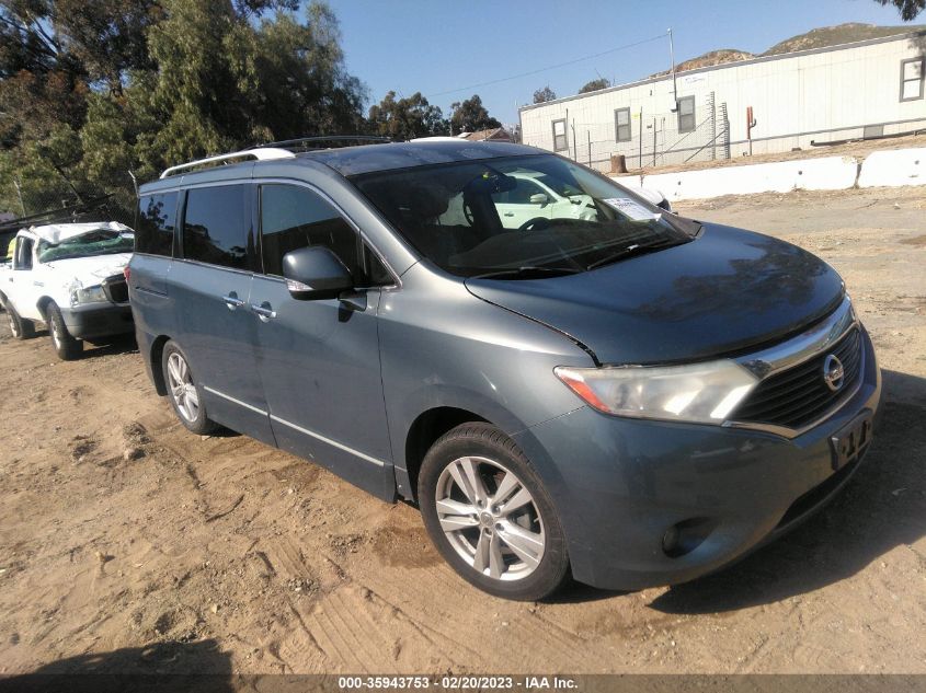 2013 NISSAN QUEST SL - JN8AE2KP4D9060381