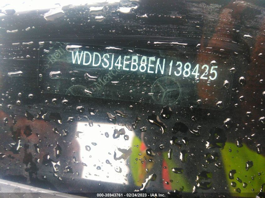 2014 MERCEDES-BENZ CLA-CLASS CLA 250 - WDDSJ4EB8EN138425