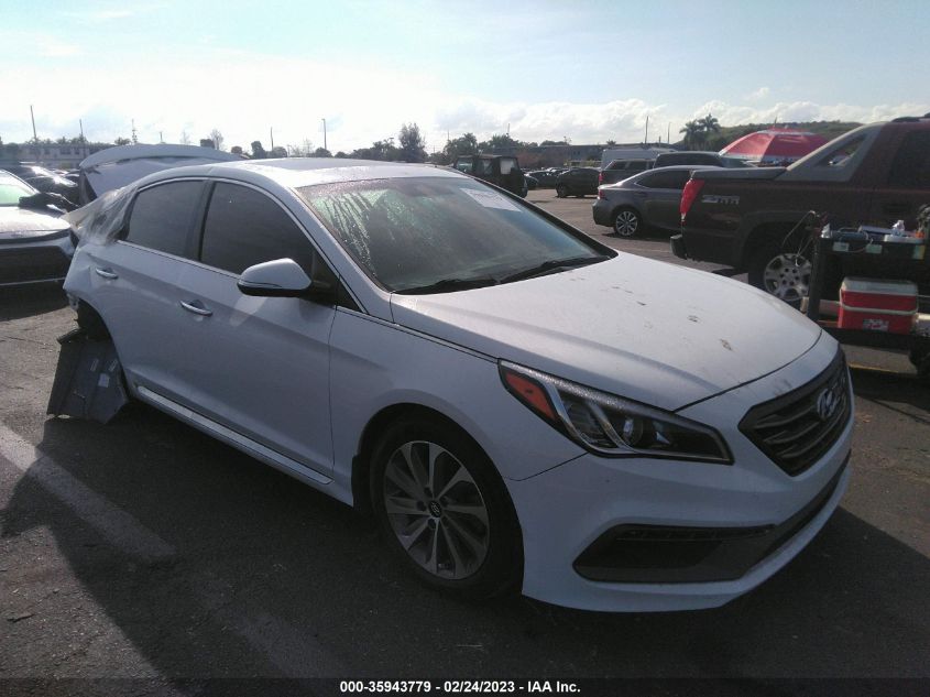 2016 HYUNDAI SONATA 2.4L SPORT - 5NPE34AF4GH327571