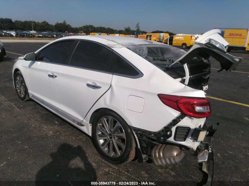 2016 HYUNDAI SONATA 2.4L SPORT - 5NPE34AF4GH327571