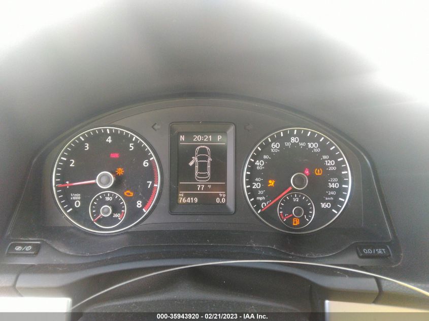 2015 VOLKSWAGEN EOS KOMFORT - WVWBW8AH9FV003632