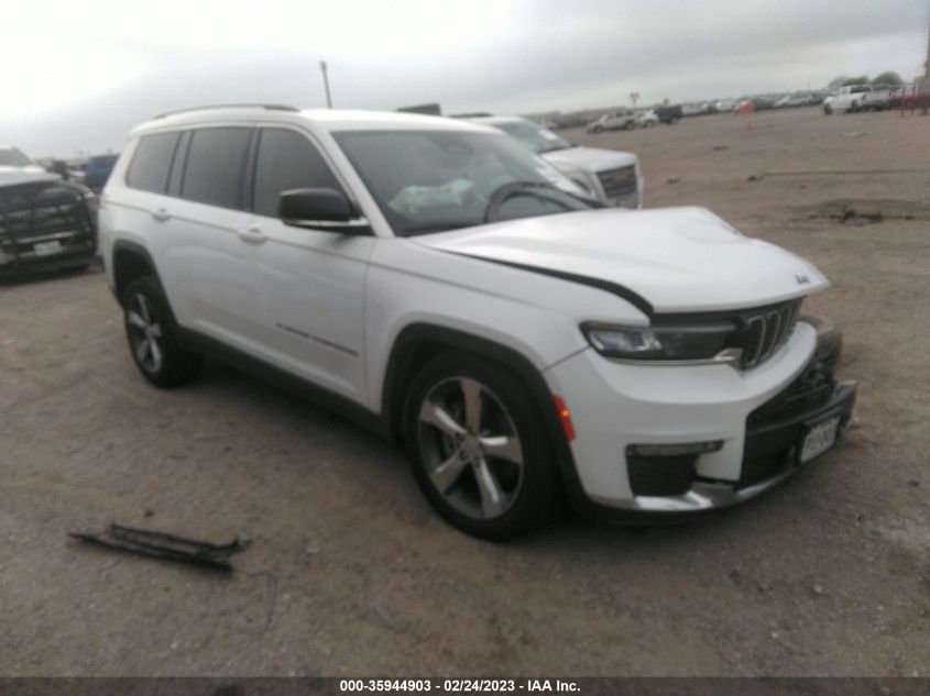 VIN 1C4RJJBG4M8191644 2021 JEEP GRAND CHEROKEE L no.1