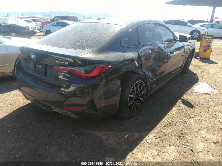 2022 BMW I4 EDRIVE40 WBY73AW07NFN19004