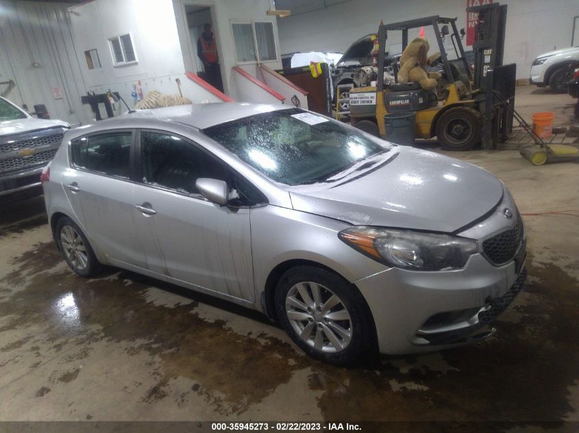 2015 KIA FORTE 5-DOOR EX - KNAFX5A85F5303548