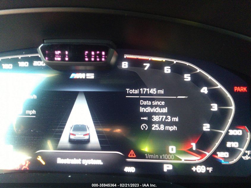2021 BMW M5 - WBS83CH04MCH27013