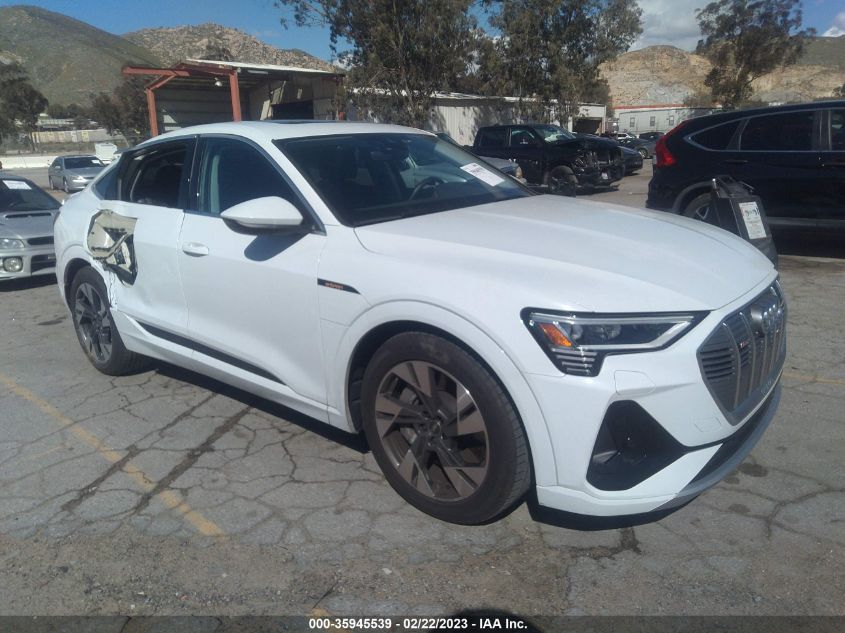 2022 AUDI E-TRON SPORTBACK S LINE PREMIUM - WA11AAGE5NB023367