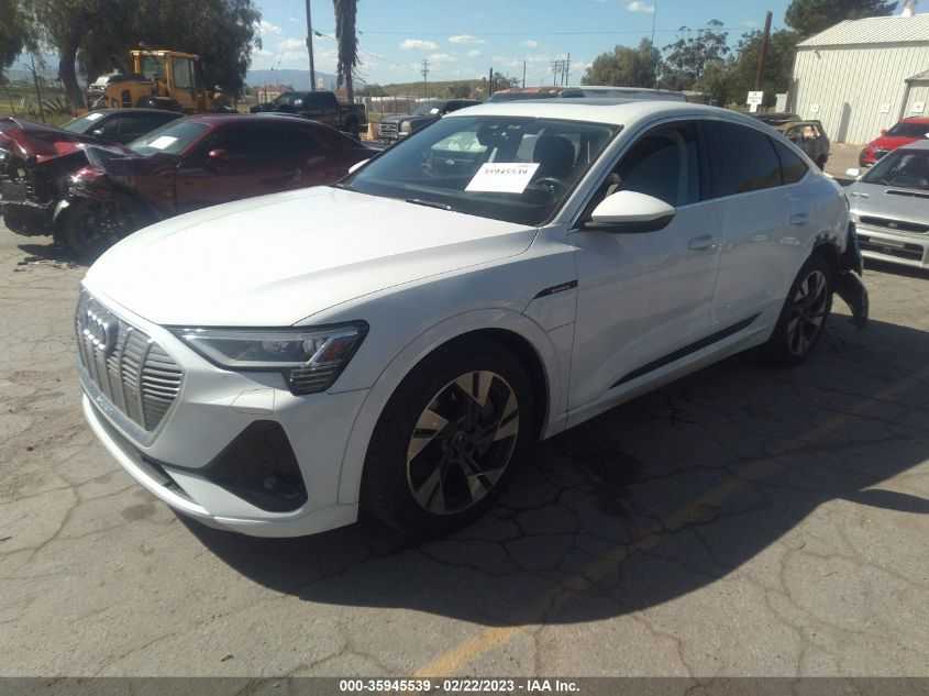 2022 AUDI E-TRON SPORTBACK S LINE PREMIUM WA11AAGE5NB023367