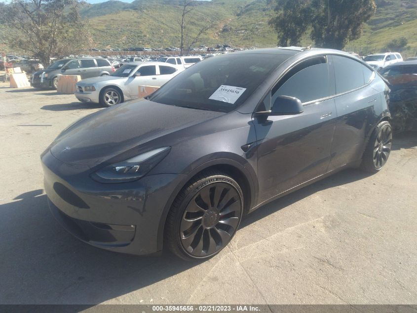 2022 TESLA MODEL Y - 7SAYGDEF7NF552822