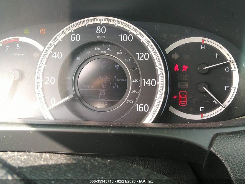 2015 HONDA ACCORD SEDAN LX - 1HGCR2F37FA262392