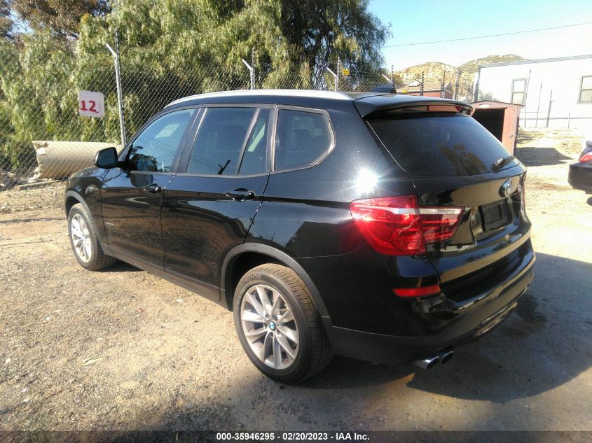 2017 BMW X3 SDRIVE28I - 5UXWZ7C32H0X40187