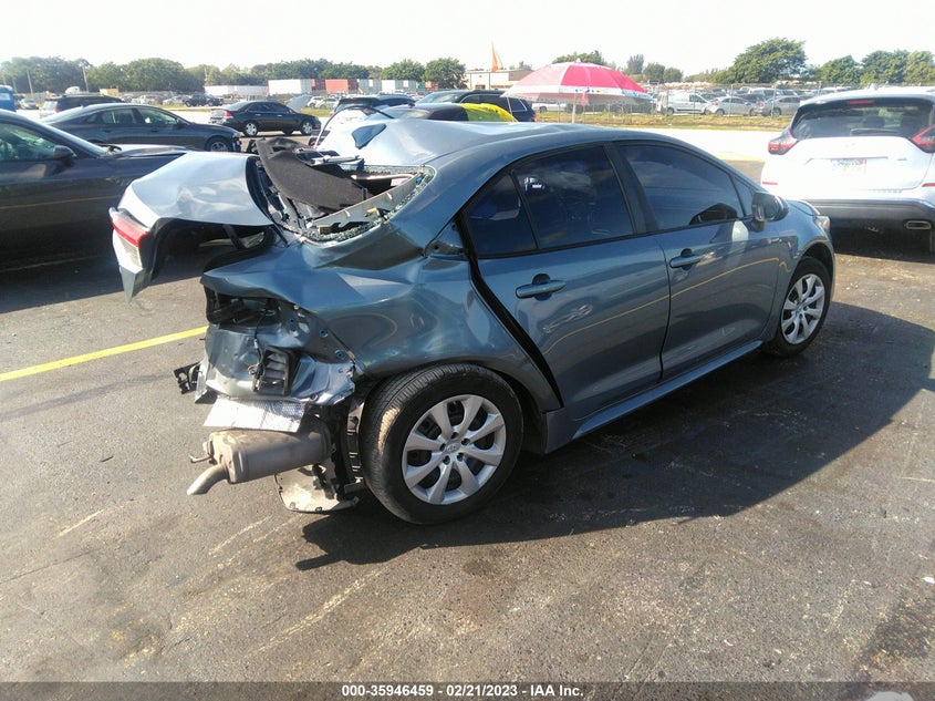 VIN 5YFEPMAE7MP151318 2021 TOYOTA COROLLA LE