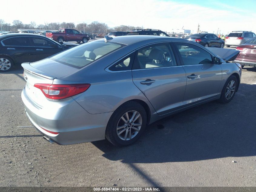 2017 HYUNDAI SONATA 2.4L - 5NPE24AF6HH441592