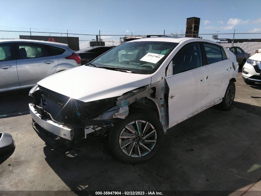 2020 HYUNDAI IONIQ ELECTRIC LIMITED KMHC85LJ2LU072527