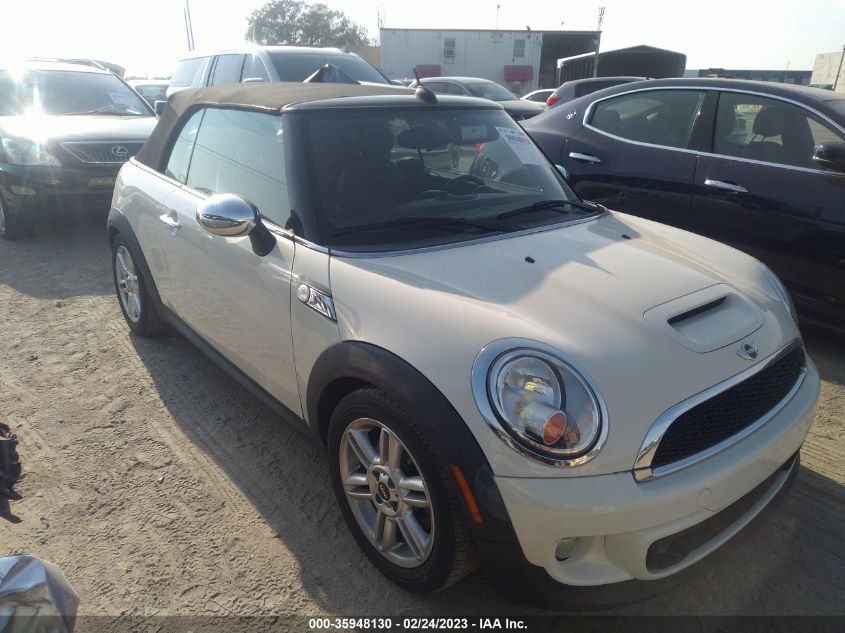 2013 MINI COOPER CONVERTIBLE S - WMWZP3C52DT297575