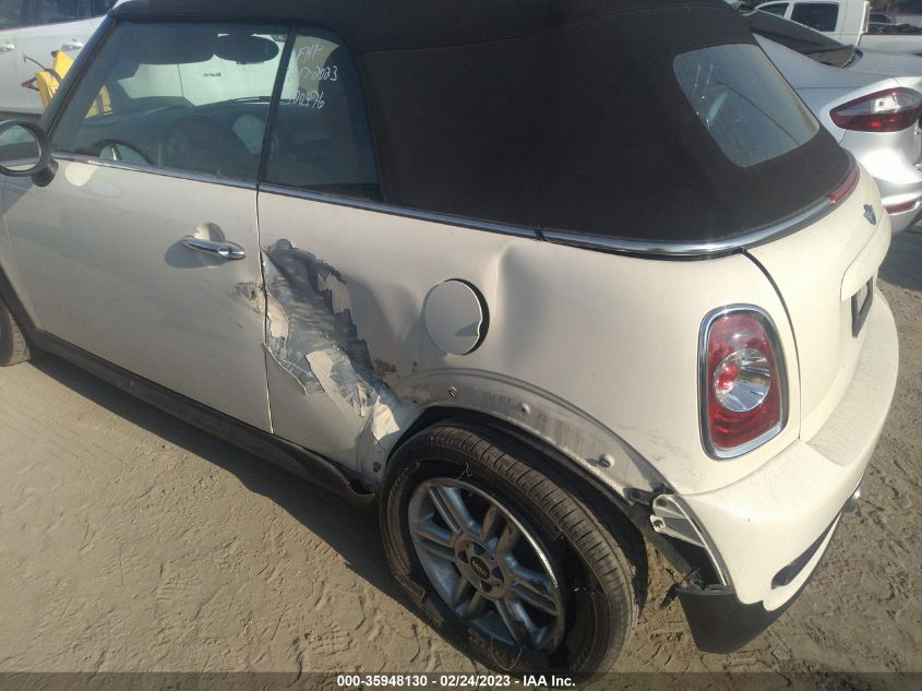 2013 MINI COOPER CONVERTIBLE S - WMWZP3C52DT297575