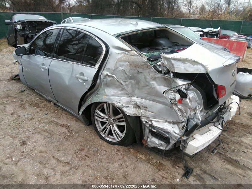 2013 INFINITI G37 SEDAN X JN1CV6AR1DM750877
