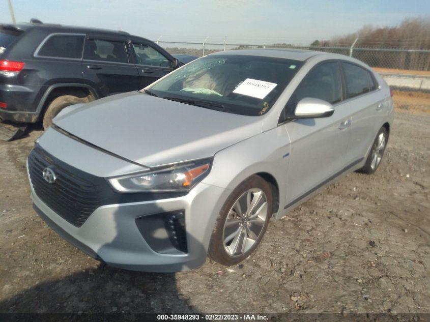 2017 HYUNDAI IONIQ HYBRID LIMITED - KMHC85LC7HU035868
