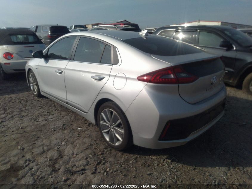 2017 HYUNDAI IONIQ HYBRID LIMITED - KMHC85LC7HU035868