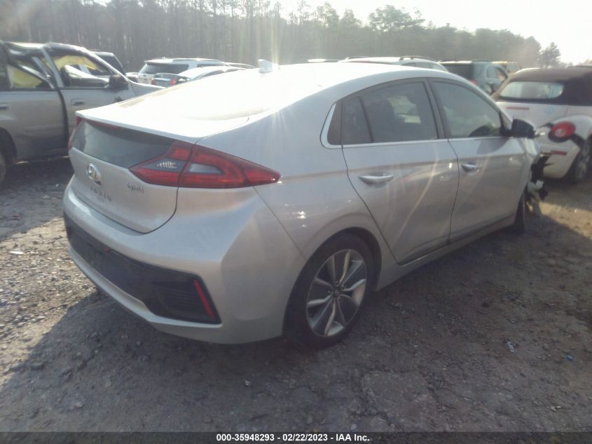 2017 HYUNDAI IONIQ HYBRID LIMITED - KMHC85LC7HU035868