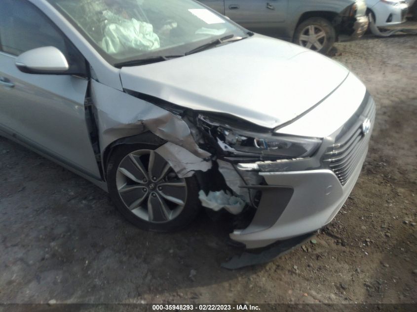 2017 HYUNDAI IONIQ HYBRID LIMITED - KMHC85LC7HU035868