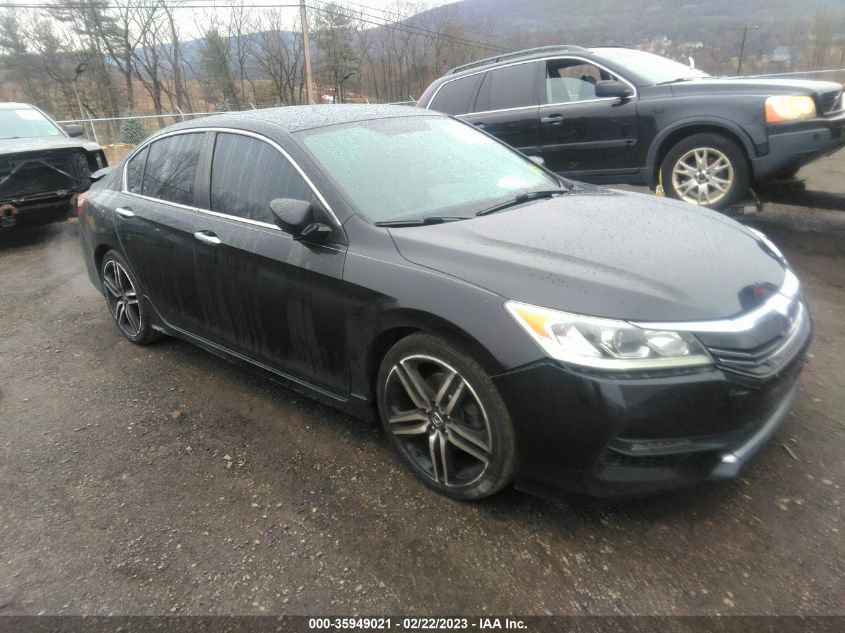 2016 HONDA ACCORD SEDAN SPORT - 1HGCR2F53GA226945