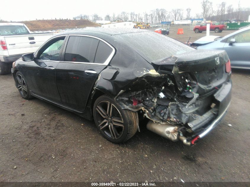 2016 HONDA ACCORD SEDAN SPORT - 1HGCR2F53GA226945
