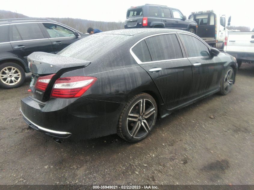 2016 HONDA ACCORD SEDAN SPORT - 1HGCR2F53GA226945