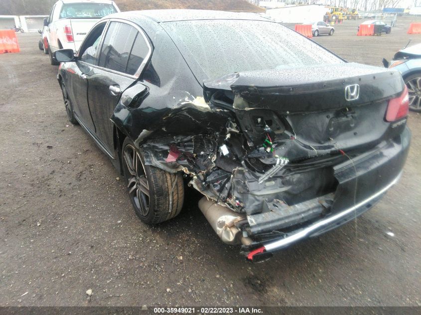 2016 HONDA ACCORD SEDAN SPORT - 1HGCR2F53GA226945