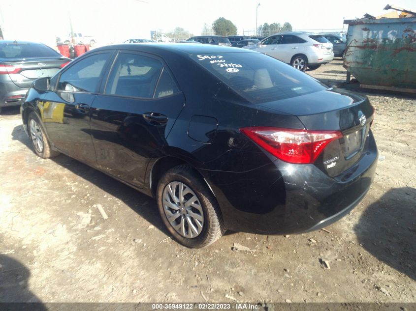 2018 TOYOTA COROLLA L/LE/XLE/SE/XSE - 2T1BURHE2JC105907