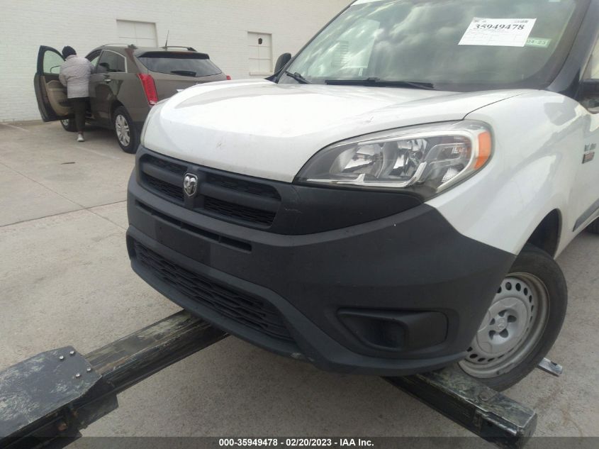 2015 RAM PROMASTER CITY CARGO VAN TRADESMAN ZFBERFAT7F6A78312