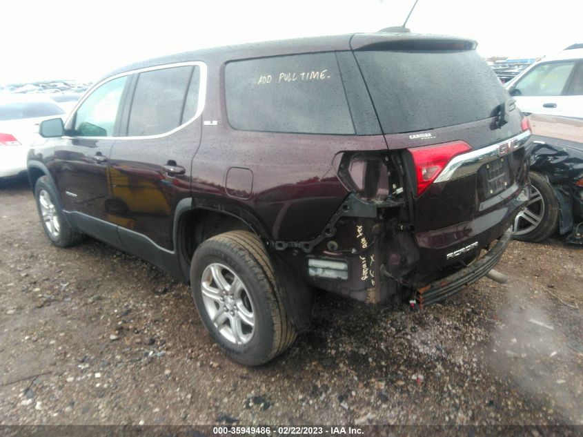2017 GMC ACADIA SLE 1GKKNKLA7HZ284183