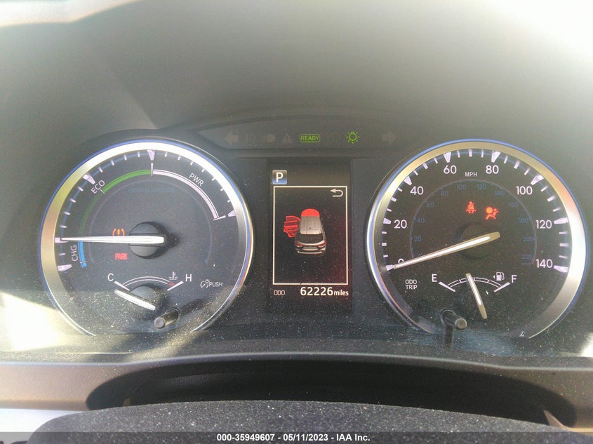 VIN 5TDJGRFH4JS038153 2018 TOYOTA HIGHLANDER HYBRID XLE