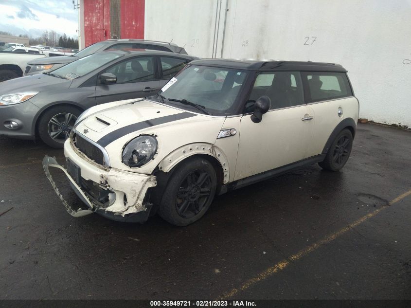 2013 MINI COOPER CLUBMAN S WMWZG3C58DTY33008