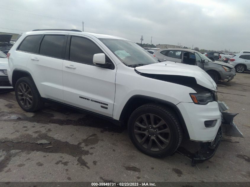 2016 JEEP GRAND CHEROKEE LIMITED 75TH ANNIVERSARY - 1C4RJFBG7GC389388