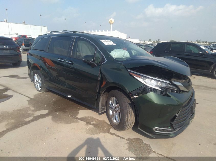 2022 TOYOTA SIENNA LIMITED - 5TDZRKEC5NS100059