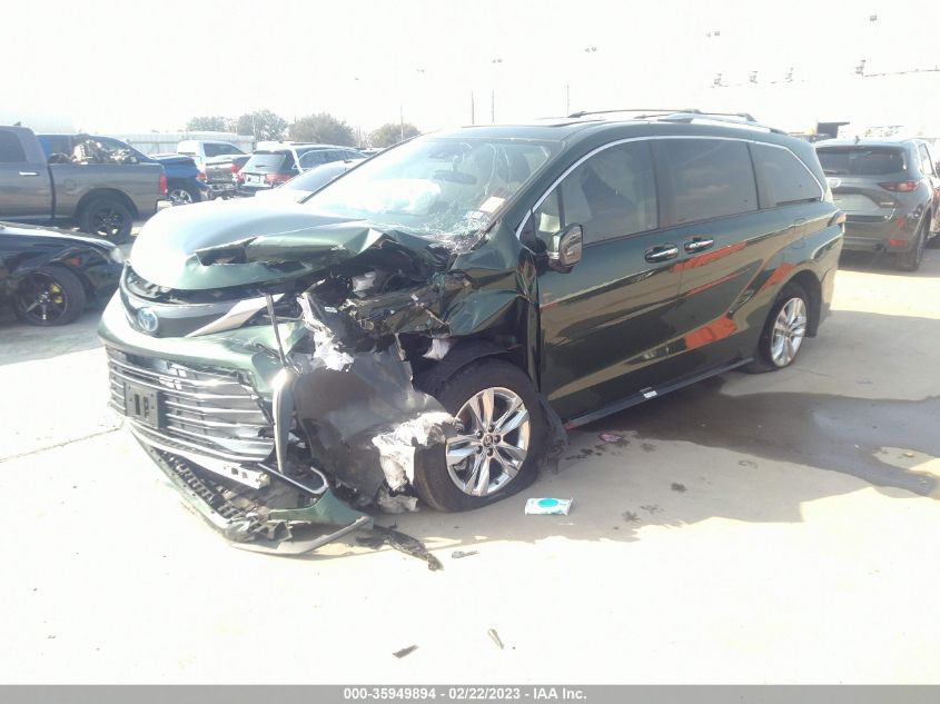 2022 TOYOTA SIENNA LIMITED - 5TDZRKEC5NS100059